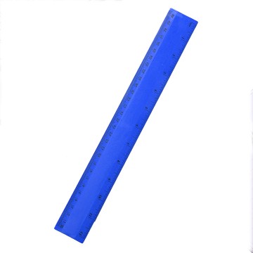 12 Inch Color Transparent Plastic Ruler
